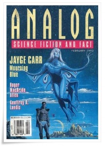 Magazine cover: Analog Science Fiction and Fact, February 1993