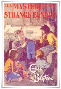 Book cover: The Mystery of the Strange Bundle by Enid Blyton