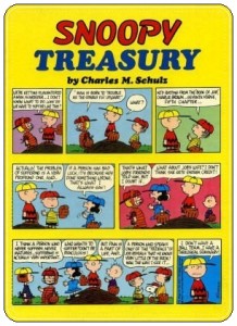 Book cover: Snoopy Treasury by Schulz