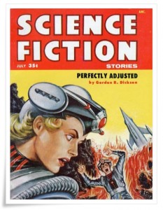 Magazine cover: Science Fiction Stories, July 1955