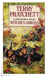 Book cover: Witches Abroad by Terry Pratchett