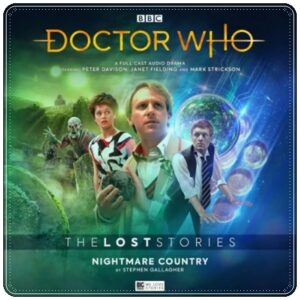 CD cover: Doctor Who - Nightmare Country by Stephen Gallagher