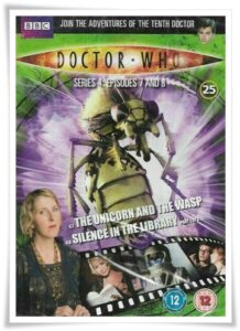 DVD cover - Doctor Who: The Unicorn and the Wasp / Silence in the Library