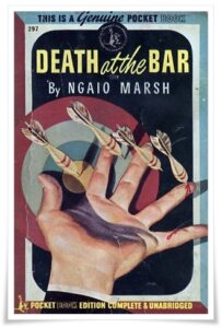 Novel cover: Death at the Bar by Ngaio Marsh