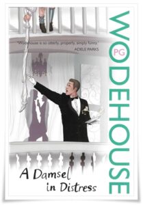 Book cover: A Damsel in Distress by P G Wodehouse (Arrow paperback edition, 2008).