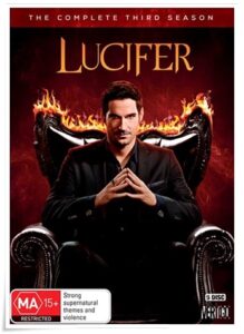 DVD cover: Lucifer, Season 3