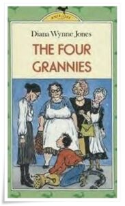 Book cover: 'The Four Grannies' by Diana Wynne Jones
