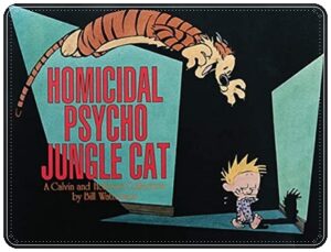 Book cover: 'Homicidal Psycho Jungle Cat' by Bill Watterson