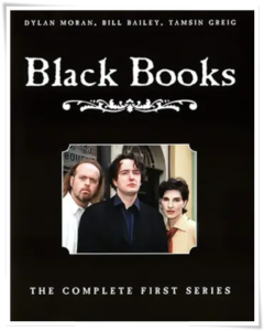 DVD cover: Black Books, Series 1 (2000)