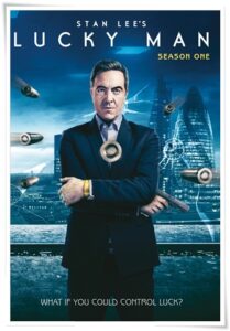 DVD cover: “Stan Lee’s Lucky Man, Series 1” (Sky One, 2016)