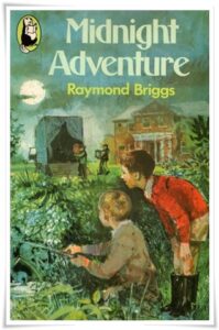 Book cover: “Midnight Adventure” by Raymond Briggs (Hamish Hamilton, 1961)