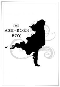 Book cover: “The Ash-Born Boy” by Victoria Schwab (Hyperion Books, 2012) [republished as by V.E. Schwab]; audiobook read by Heather Wilds (Blackstone, 2019)