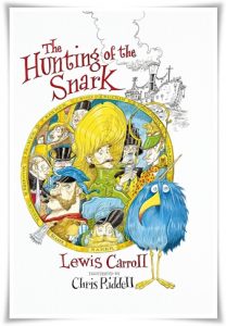 Book cover: “The Hunting of the Snark” by Lewis Carroll (Macmillan, 1876); ill. Chris Riddell (Macmillan, 2016)