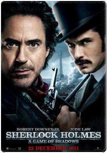 Film poster: “Sherlock Holmes: A Game of Shadows” dir. Guy Ritchie (2011)