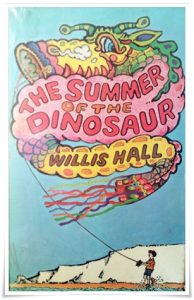 Book cover: “The Summer of the Dinosaur” by Willis Hall; ill. John Griffiths (Bodley Head, 1977)