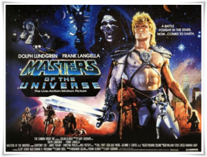 Film poster: “Masters of the Universe” dir. Gary Goddard (1987)