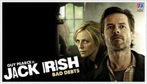 TV poster: “Jack Irish: Bad Debts” by Andrew Knight; dir. Jeffrey Walker (ABC, 2012)