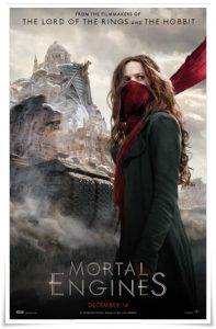 Film poster: “Mortal Engines” dir. Christian Rivers (2018)