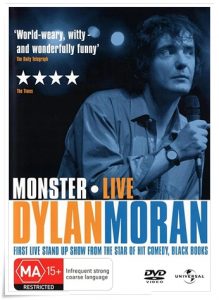 DVD cover: “Dylan Moran: Monster” (Live in Dublin, April 2004)