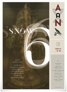 Tabloid cover: “AaNX #2 – Snow 6” (Air & Nothingness Press, February 2022)