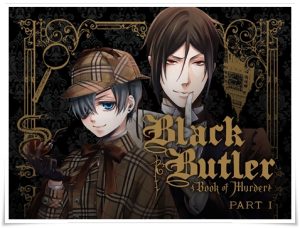 TV poster: “Black Butler: Book of Murder” by Hiroyuki Yoshino; dir. Noriyuki Abe (2014)