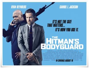 Film poster: “The Hitman’s Bodyguard” dir. Patrick Hughes (2017)