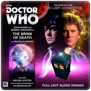 Audio drama cover: “Doctor Who: The Last Adventure, Part 4: The Brink of Death” by Nicholas Briggs (Big Finish, 2015)