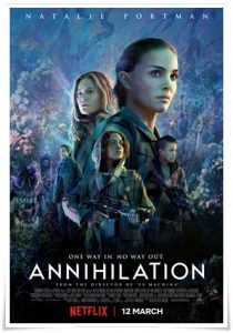 Film poster: “Annihilation” dir. Alex Garland (2018)