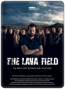 TV poster: “The Cliff, Series 2: Depth of Darkness” (2014) {aka ‘The Lava Field’ / ‘Hraunið’} [subtitles]