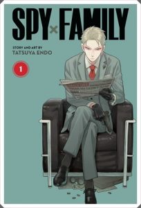 Book cover: “Spy x Family, Vol. 1” by Tatsuya Endo (Shonen Jump/SHUEISHA Inc, 2019); English Version trans. Casey Loe (VIZ Media, 2019)
