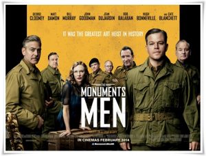 Film poster: “The Monuments Men” dir. George Clooney (2014)