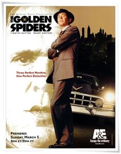 Film poster: “The Golden Spiders: A Nero Wolfe Mystery” dir. Bill Duke (A&E Networks, 2000)