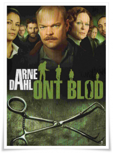 TV poster: “Arne Dahl: Bad Blood” dir. Mani Maserrat-Agah (SVT, 2012 / BBC, 2013) [subtitled] [originally “Ont blod”]