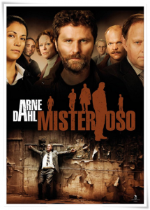 TV poster: “Arne Dahl: The Blinded Man” dir. Harald Hamrell (SVT, 2011 / BBC, 2013) [subtitled] [originally “Misterioso”]