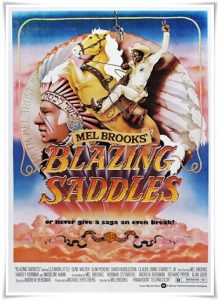 Film poster: “Blazing Saddles” dir. Mel Brooks (1974)