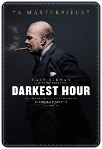 Film poster: “Darkest Hour” dir. Joe Wright (2017)