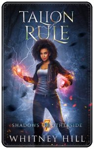 Book cover: “Talion Rule” by Whitney Hill (Benu Media, 2023)