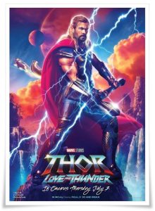 Film poster: “Thor: Love and Thunder” dir. Taika Waititi (2022)