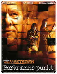 Film poster: “Van Veeteren: Borkmann’s Point” dir. Erik Leijonborg (2005) [subtitled] [originally “Borkmanns punkt”]