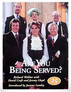 Book cover: “I’m Free! The Complete Are You Being Served?” by Richard Webber with David Croft and Jeremy Lloyd (Orion, 1998)