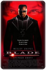 Film poster: “Blade” dir. Stephen Norrington (1998)