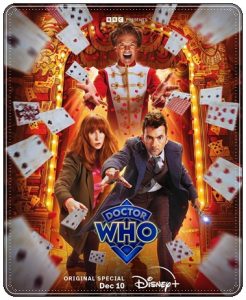 TV poster: “Doctor Who: The Giggle” by Russell T. Davies; dir. Chanya Button (BBC, 2023)
