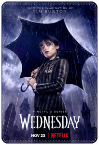 TV poster: “Wednesday” (Netflix, 2022)