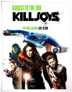 TV poster: “Killjoys, Season 5” created by Michelle Lovretta (CTV, 2019)