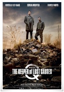 Film poster: “Department Q: The Keeper of Lost Causes” dir. Mikkel Nørgaard (2013) [Danish, subtitled; originally ‘Kvinden i buret’]