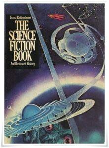 Book cover: “The Science Fiction Book: An Illustrated History” by Franz Rottensteiner (Thames and Hudson, 1975)