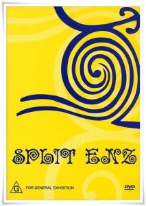 DVD cover: “Split Enz, the DVD” (Mushroom, 2002)
