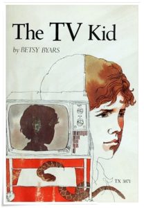 Book cover: “The TV Kid” by Betsy Byars (Viking, 1976)