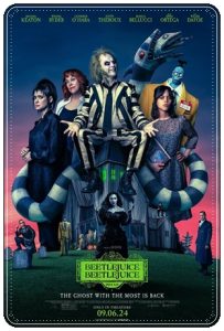 Film poster: “Beetlejuice Beetlejuice” dir. Tim Burton (2024)