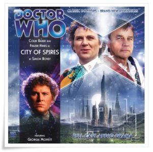 Audio drama cover: “Doctor Who: City of Spires” by Simon Bovey (Big Finish, 2010)